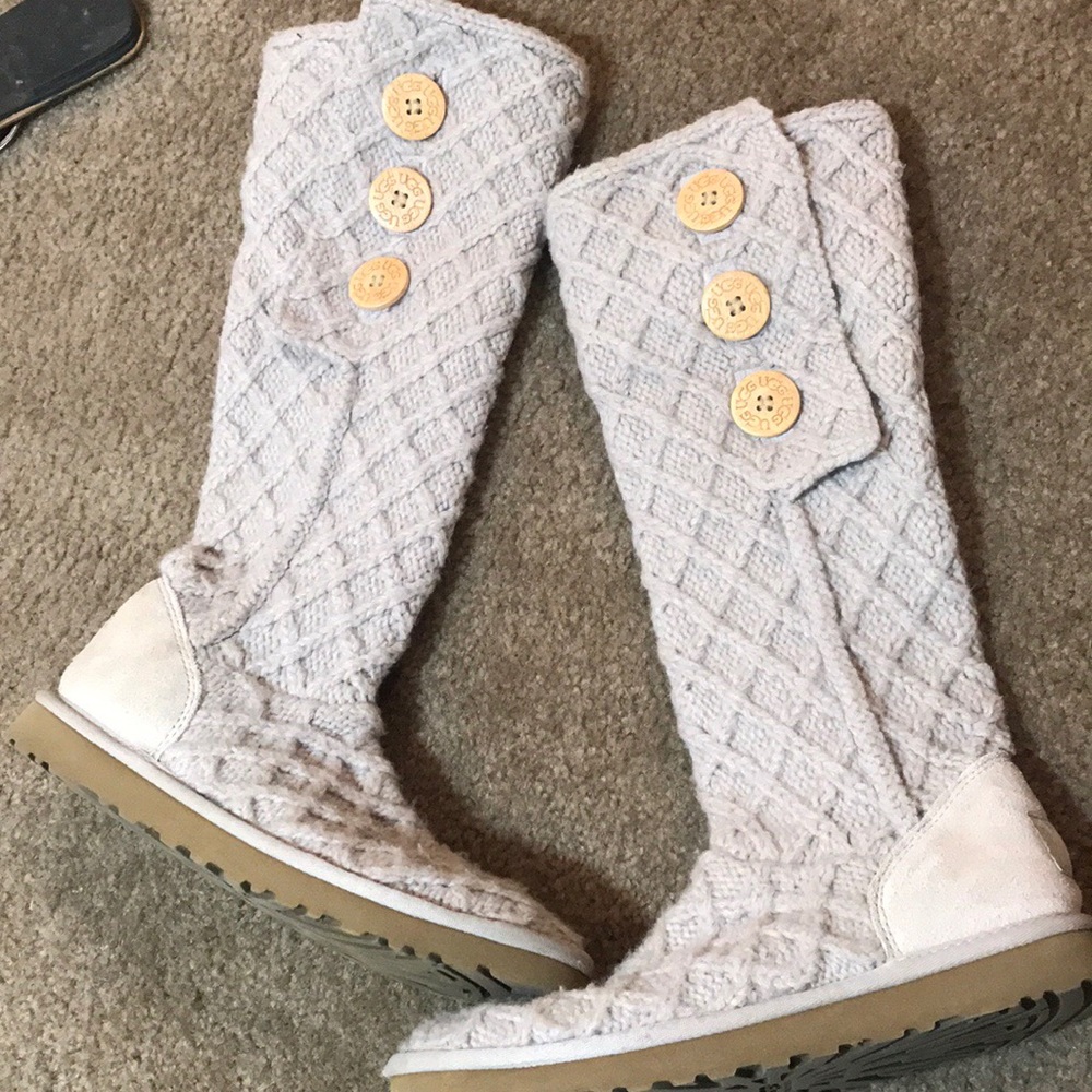UGG sweater knit boots